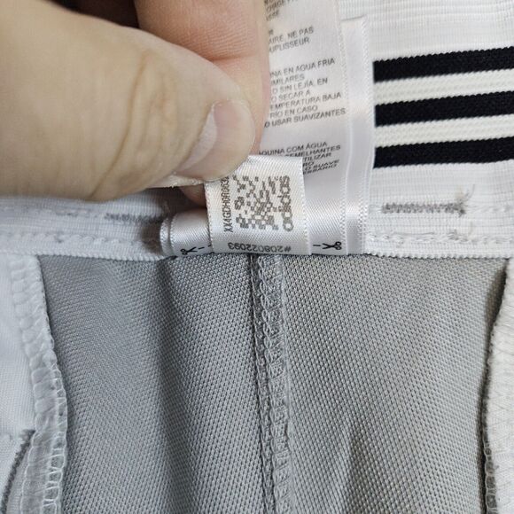 Adidas Climalite Men's Athletic Pants Size L Lt Gray Baseball Softball Polyester - Picture 9 of 16